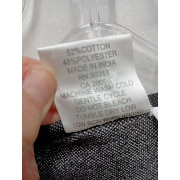 Parsley & Sage Womens A Line Lagenlook Tunic Top Medium Black Printed Artsy - Picture 6 of 8